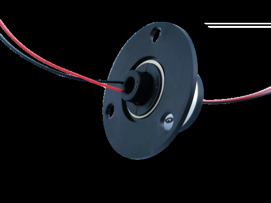 2 Wire Slip Ring 2A ID 5mm OD 22mm Through Hole Slip Ring 360 Degree Rotation