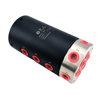 6 In 6 Out Rotary Air Connector G3/8" Aluminum Alloy Housing For Robot Arm