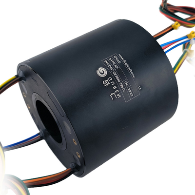 Multi Channels Through Bore Electrical Slip Ring IP51 Protection Low Torque