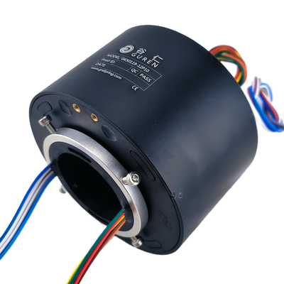 ID 50mm OD 119mm Through Bore Electrical Slip Ring 12 Way Electrical Channel