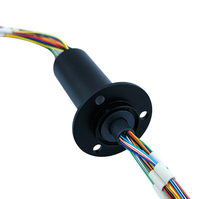 45-channel 2A Cap-Type Slip Ring with Gold-to-Gold Contact and 25mm Outer Diameter