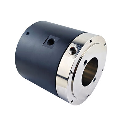 2-Channel Thermally Conductive Oil Slip Ring with 180℃ High-Temperature Resistance, 50mm Large-Diameter Hollow Structure, and Dual-Channel Independent Circulation