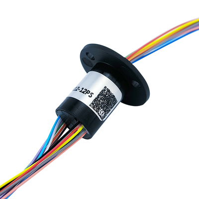 12 Circuits 2A Mini Slip Ring With Flange Small Installation Space