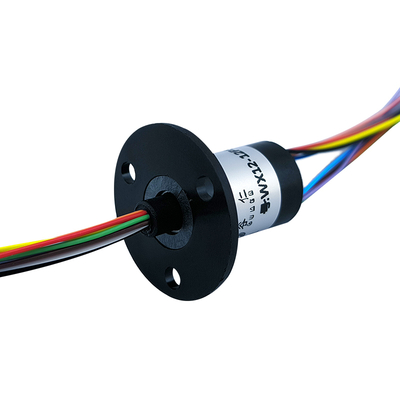 12 Circuits 2A Mini Slip Ring With Flange Small Installation Space