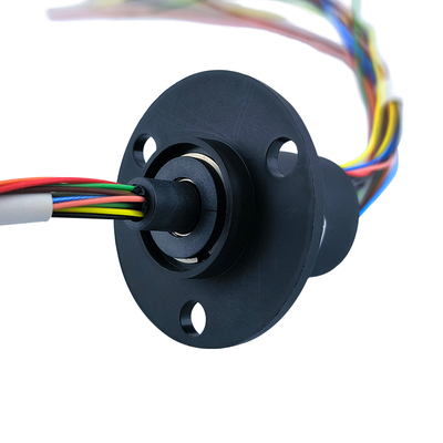 2A OD 22mm Cap Type Slip Ring With Flange For Small Power Electrical Appliances