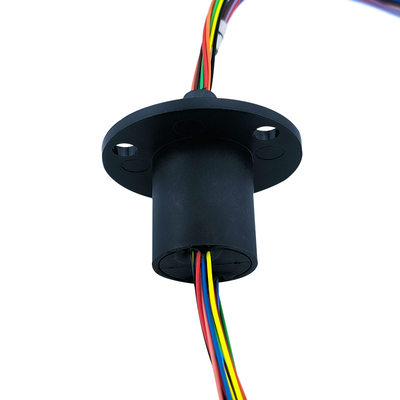 2A OD 22mm Cap Type Slip Ring With Flange For Small Power Electrical Appliances
