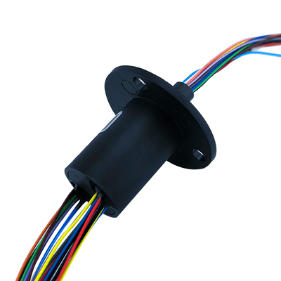 24 Way 2A Electric Slip Ring 39.6mm Length One Piece Injection Molding Small Size