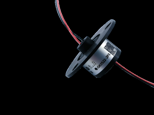 2 Wire Slip Ring 2A ID 5mm OD 22mm Through Hole Slip Ring 360 Degree Rotation