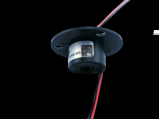 2 Wire Slip Ring 2A ID 5mm OD 22mm Through Hole Slip Ring 360 Degree Rotation