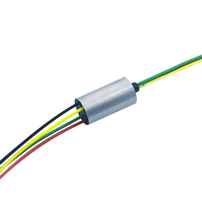 2a Od 6.5mm Electrical Capsule Slip Rings With 28awg Teflon Wire For Small Aircraft