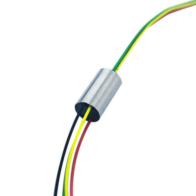 2a Od 6.5mm Electrical Capsule Slip Rings With 28awg Teflon Wire For Small Aircraft