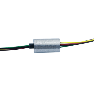 1A OD 6.5mm 6 Wire Capsule Slip Ring Micro Slip Ring For Low Power Rotary Connection
