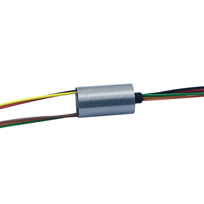 1A OD 6.5mm 6 Wire Capsule Slip Ring Micro Slip Ring For Low Power Rotary Connection