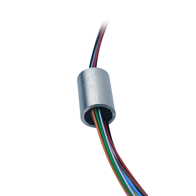 8 Circuit 1A OD 7.9mm Capsule Slip Ring Low Resistance For Pan / Tilt Rotator