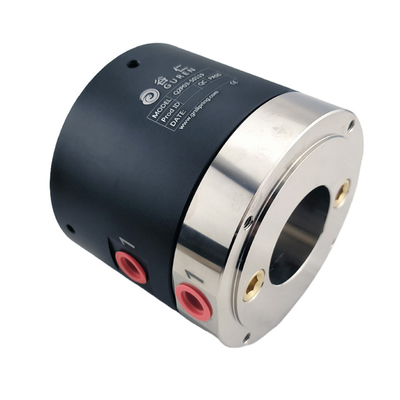 2 Circuits Large Aperture Gas Slip Ring OD 119mm Aluminum Alloy Shell