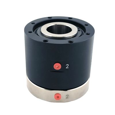 2 Channel Pneumatic Rotary Joint 56mm OD M5 Interface Long Service Life