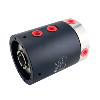 4 In 4 Out Through Hole Gas Rotary Union G3/8 Interface Center Hole 30mm OD 99mm