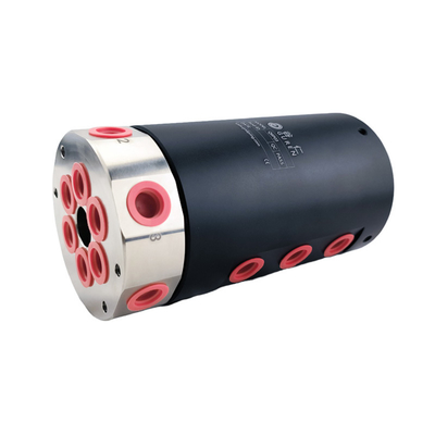 6 In 6 Out Rotary Air Connector G3/8" Aluminum Alloy Housing For Robot Arm