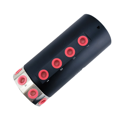 8 Inlet And 8 Outlet Gas Path Rotary Slip Ring G3/8”Interface High Performance