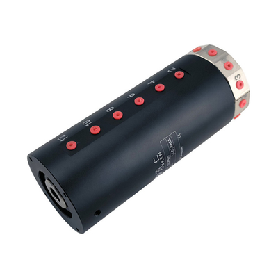 12 Channel Gas Rotary Union Slip Ring M5 Interface Aluminum Alloy Housing