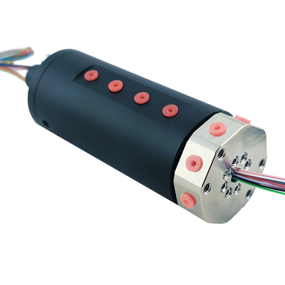 Gas Electric Combination Aluminum Slip Ring 8 Channel M5 Interface