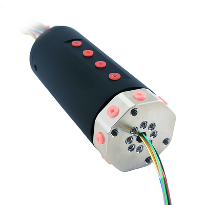 Gas Electric Combination Aluminum Slip Ring 8 Channel M5 Interface