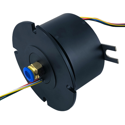 Gas - Electric Combination Rotary Joint Slip Ring With AWG22 Teflon Wire