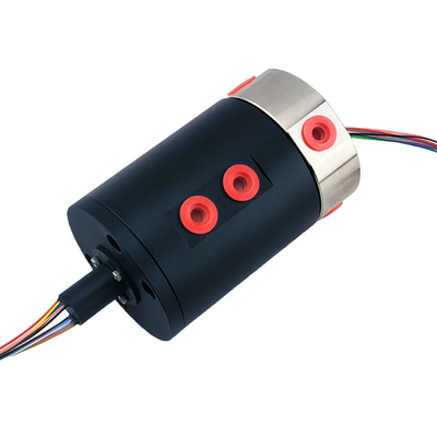 4-Input 4-Output Gas Electric Integrated Slip Ring For Automated Rotating Platforms