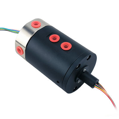 4-Input 4-Output Gas Electric Integrated Slip Ring For Automated Rotating Platforms
