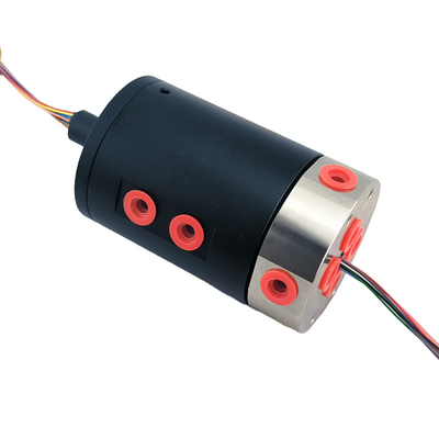 4-Input 4-Output Gas Electric Integrated Slip Ring For Automated Rotating Platforms