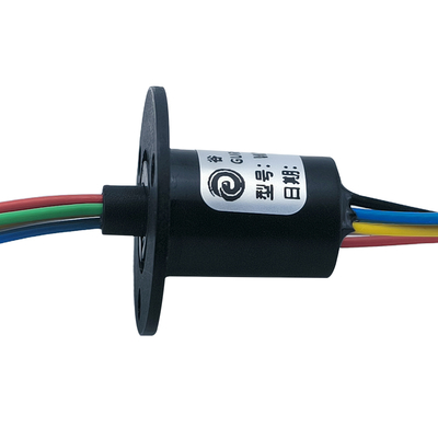 6 Way 5A Low Power Rotary Slip Ring PBT Housing For Robotic Arms