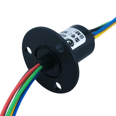 6 Way 5A Low Power Rotary Slip Ring PBT Housing For Robotic Arms