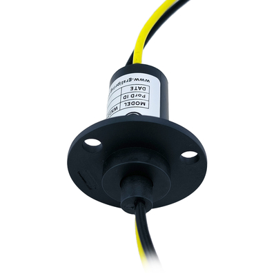 OD 22mm 2 Wire Slip Ring 30A High Current Electrical Slip Ring With 12AWG Teflon Wire