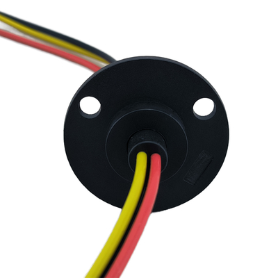 3Way 20A Cap Type Conductive Slip Ring 150rpm Flange Installation