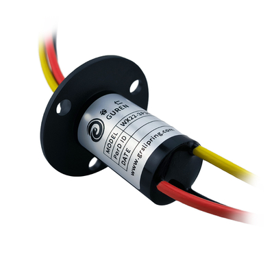 3 Wire Slip Ring 30A High Current Slip Ring With Flange 150rpm Rotation Speed