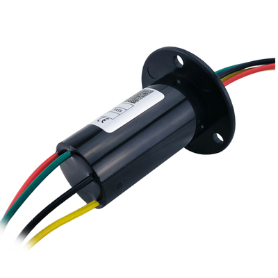 OD 30mm 20A Low Power 4 Wire Slip Ring With Flange For Induction Cooker