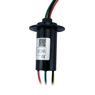 OD 30mm 20A Low Power 4 Wire Slip Ring With Flange For Induction Cooker