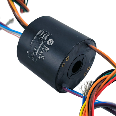 ID 12.7mm OD 56mm Hollow Conductive Slip Ring 12 Channels For Automation Equipment