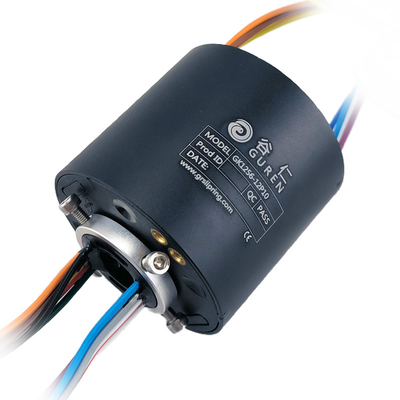 ID 12.7mm OD 56mm Hollow Conductive Slip Ring 12 Channels For Automation Equipment