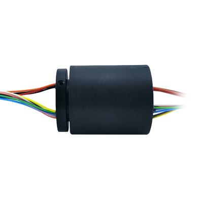 12.7mm Small Power Electrical Through Hole Slip Ring PBT Plastic Shell 150rpm Speed