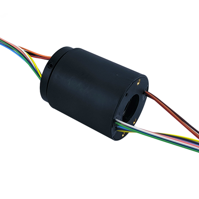12.7mm Small Power Electrical Through Hole Slip Ring PBT Plastic Shell 150rpm Speed