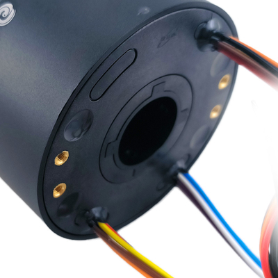 ID 25.4mm Hollow Electrical Through Hole Slip Ring 18 Channels Signal Slip Ring