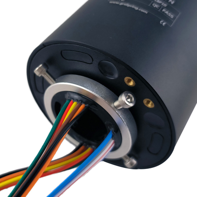 ID 25.4mm Hollow Electrical Through Hole Slip Ring 18 Channels Signal Slip Ring