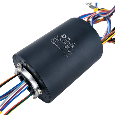 Inner Diameter 25.4mm Hollow Electric Rotary Joint 24 Channels Customization
