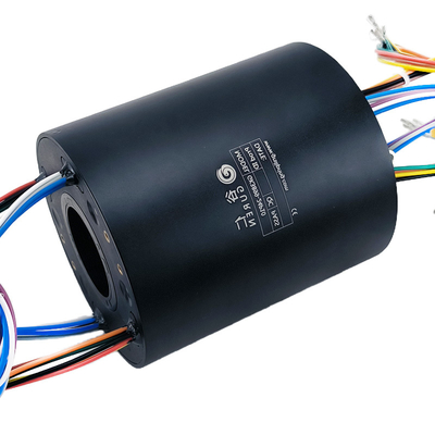 ID 38.1mm OD 99mm Hollow Slip Ring 24 Channels Rotating Electrical Connector