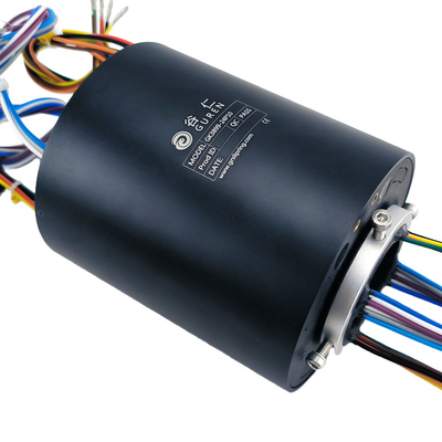 ID 38.1mm OD 99mm Hollow Slip Ring 24 Channels Rotating Electrical Connector