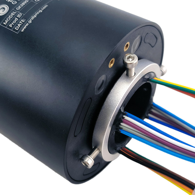 ID 38.1mm OD 99mm Hollow Slip Ring 24 Channels Rotating Electrical Connector