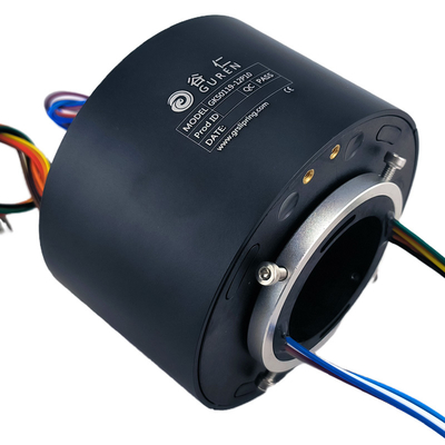 ID 50mm OD 119mm Through Bore Electrical Slip Ring 12 Way Electrical Channel