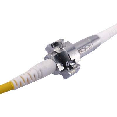 Single Channel Fiber Optic Rotary Joint  With Single Mode FC/PC Connector