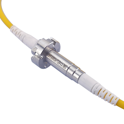 Single Channel Fiber Optic Rotary Joint  With Single Mode FC/PC Connector